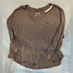 Terra & Sky V-Neck Long Sleeve size 2X
